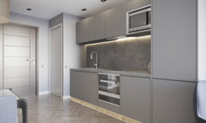 05 Maritime View - Block A -1BedApt Kitchen Day